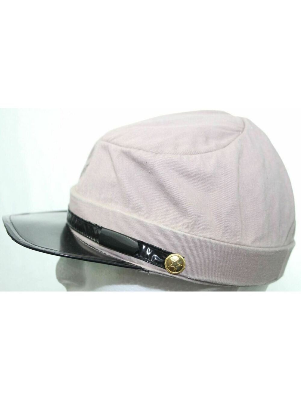 JHats Military Cap Army Soldier Novelty Costume Theater Hat Gray Black Gold